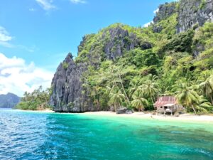 The beautiful limestone islands of El Nido in the Philippines